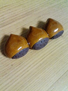 栗の箸置き
